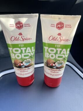Old Spice Total Body Deodorant Cream Aluminum Free Whole Body, Fiji Scent, 3 oz.